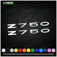 For Z750 Z 750 racing motorcycle accessories decals fairing decoration helmet fuel tank engine logo reflective sticker
