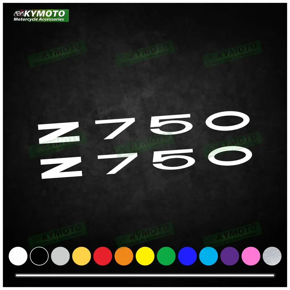 For Z750 Z 750 racing motorcycle accessories decals fairing decoration helmet fuel tank engine logo reflective sticker