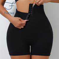 Flarixa High Waist Seamless Panties Flat Belly Shaping Women Breasted Shaperwear Tummy Butt Lift Pants Slimming Underwear