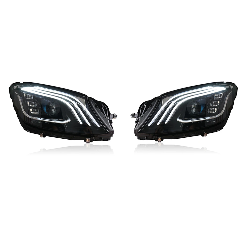 High Quality LED Car Lights for W222 100W Head and Tail Lamp Assembly at 6000k Color Temperature