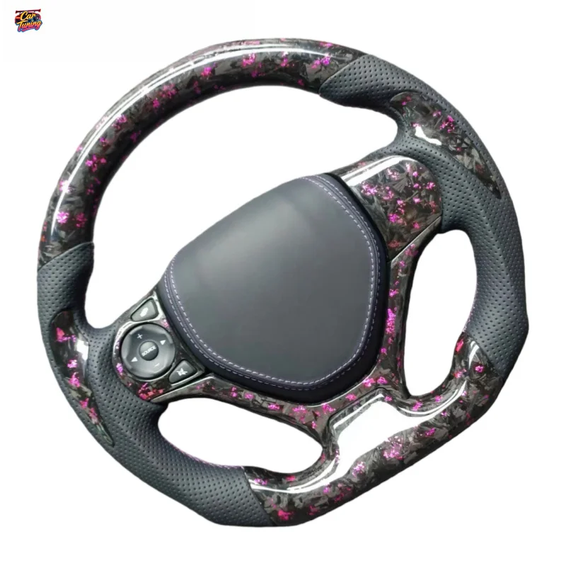 Custom Forged Carbon Fiber Steering Wheel for Honda 9th Generation Civic 2016-2021 Car Accessories Without Airbag