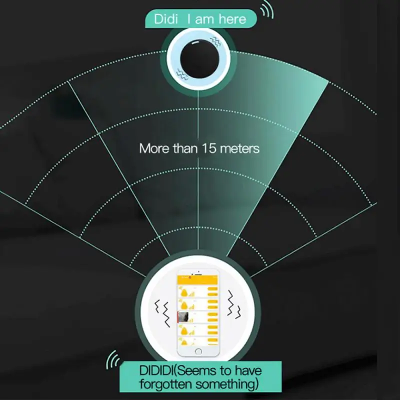 Mini Air Tag Tracking Device Tracking Key Child Finder Pet Tracker Location Smart -com Tracker Car Vehicle Lost Tracker