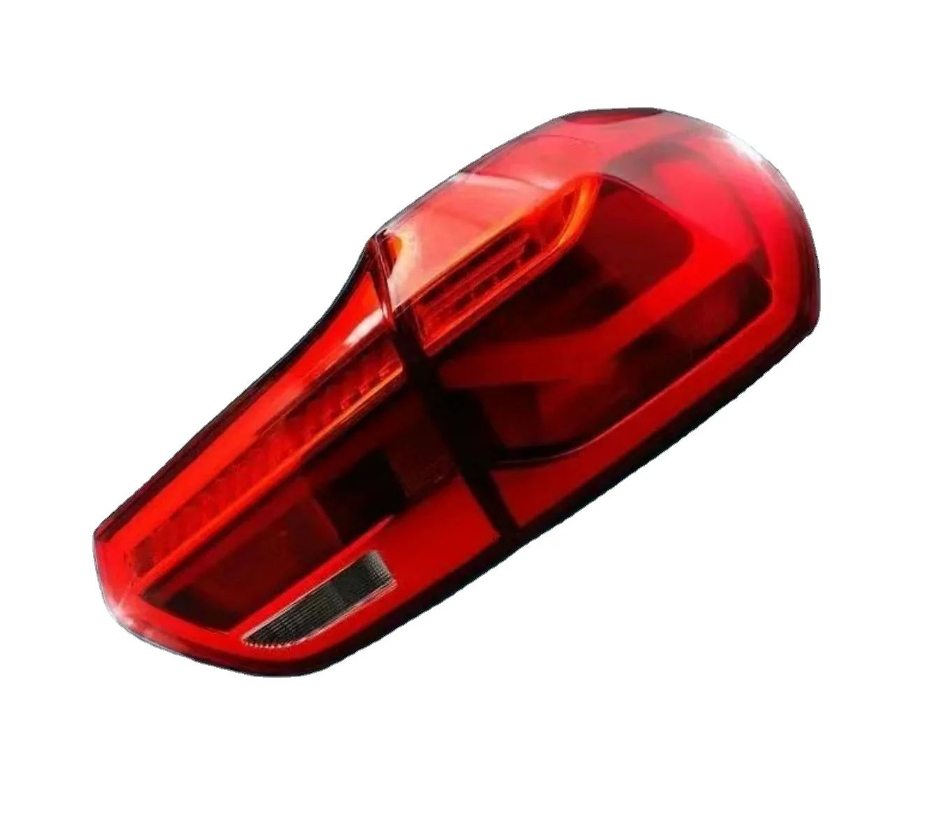 For BMW 1 Series F52 LED Dragon Scale Running Light Red Lens Tail Light Assembly Modification New For 118 125 12V Water Steering