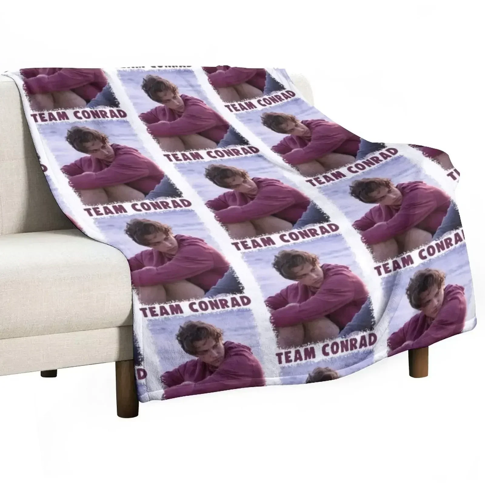 Team Conrad Throw Blanket sofa bed Decoratives Blankets