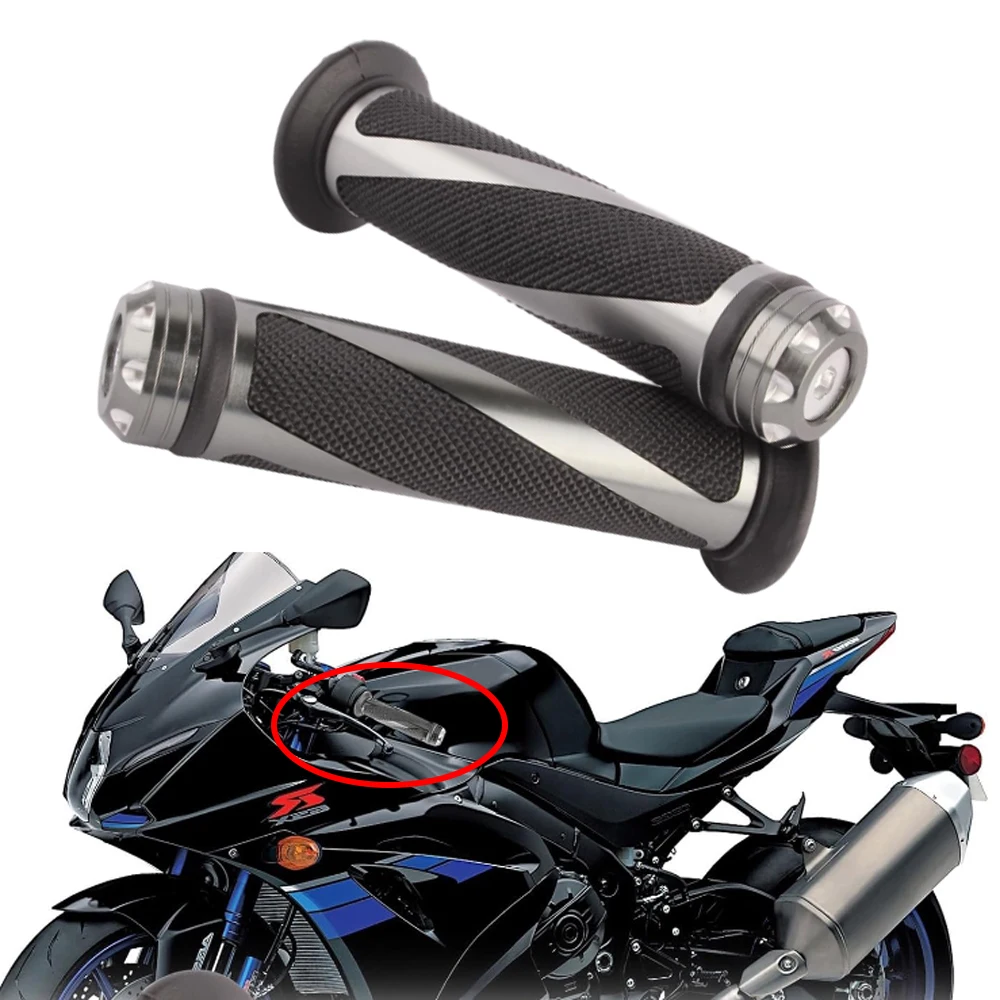 

2Pcs Motorcycle Handlebar Hand Grip 22mm 25mm Handle Bar Grips for Harley