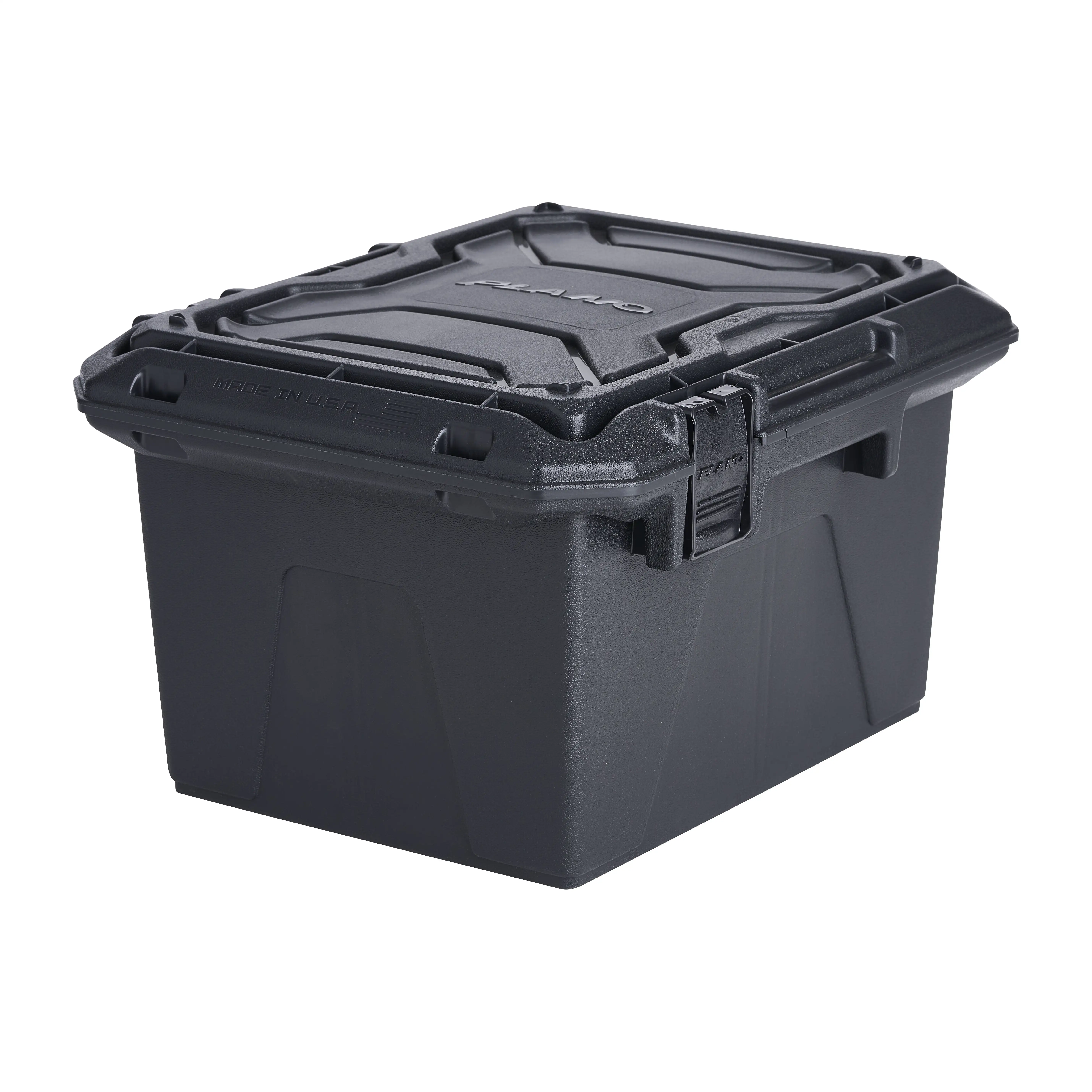 

Plano Sportsman's Crate, Black, 16-Quart Lockable Storage Box