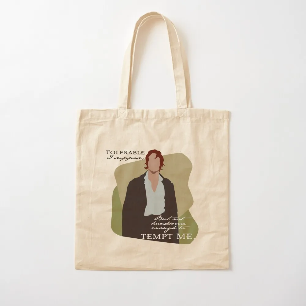 

Tolerable, I suppose - Mr. Darcy - Pride and Prejudice Tote Bag tote bag university great bag Canvas Tote