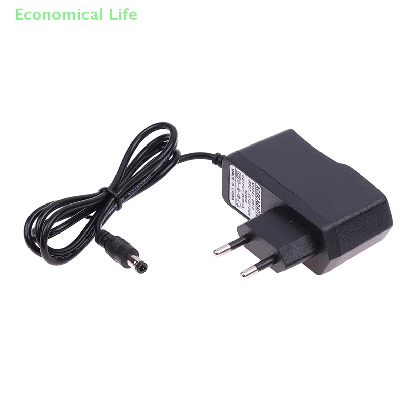 AC DC 9V 1A 1000ma Power Adapter Supply EU Plug Reverse Polarity Charger Adaptor AC 100V-240V Converter Negative Inside Switch