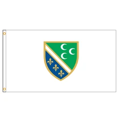 90X150cm 3x5ft Bosniac Bosniak National Council Flag in Sandzak Armija Bih Zastava