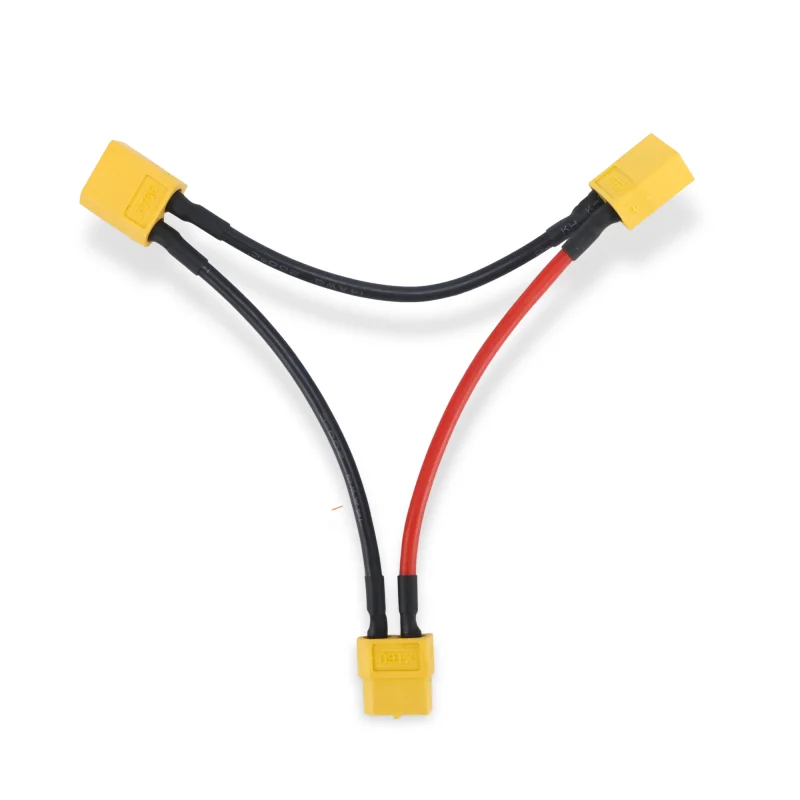 

Изысканное мастерство Разъем XT60 «папа-мама» 16AWG 100 мм Батарейный адаптер Серия Y-образный соединительный кабель для радиоуправляемого вертолета