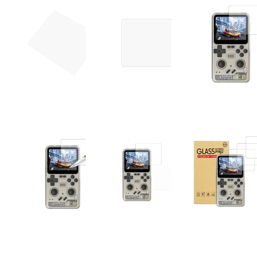 

Y1UB Shatterproof Tempered Film Screen Protector for RGB20 Console Protector Film Sensitive Full Screen Film