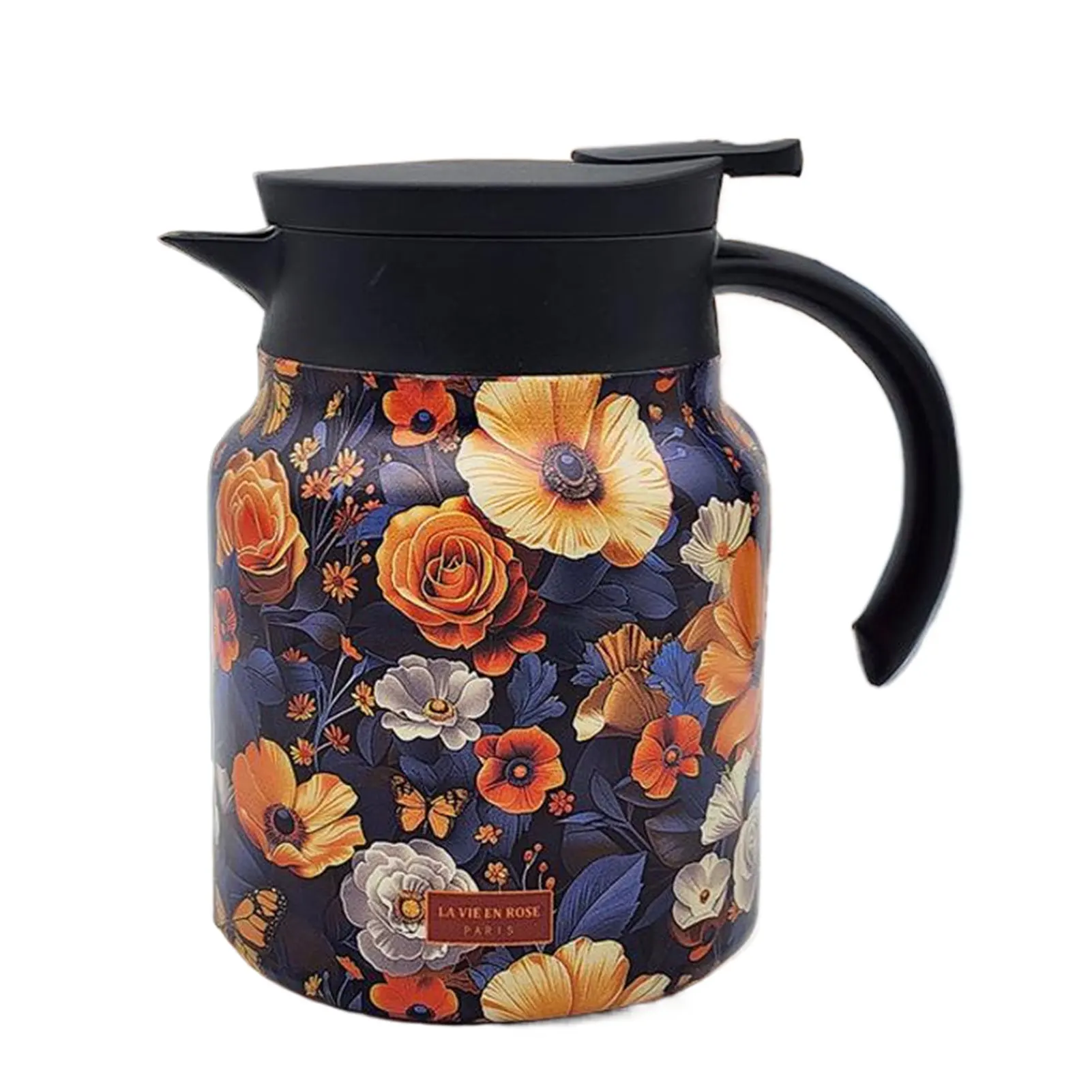 AssortedColor Vintage Patterned Teapot Artistic For Tea Brewing Enthusiasts And Maintain Warmth
