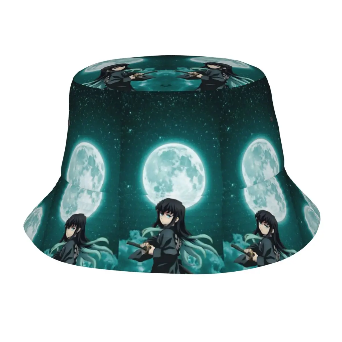 

Пляжная панама унисекс с принтом D-Demons S-Slayers (аниме, манга, Япония) для мужчин и женщин, летняя, для путешествий, рыбацкая кепка