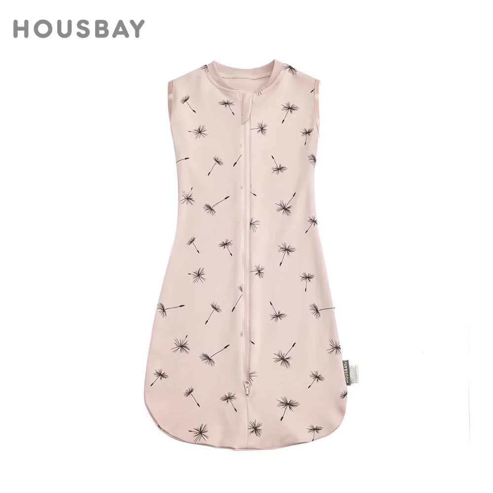 

Summer Thin Newborn Swaddle Blanket For 0-12Months Infant 100% Cotton Soft And Skin-Friendly 2-Ways Zipper Easy To Change Diaper