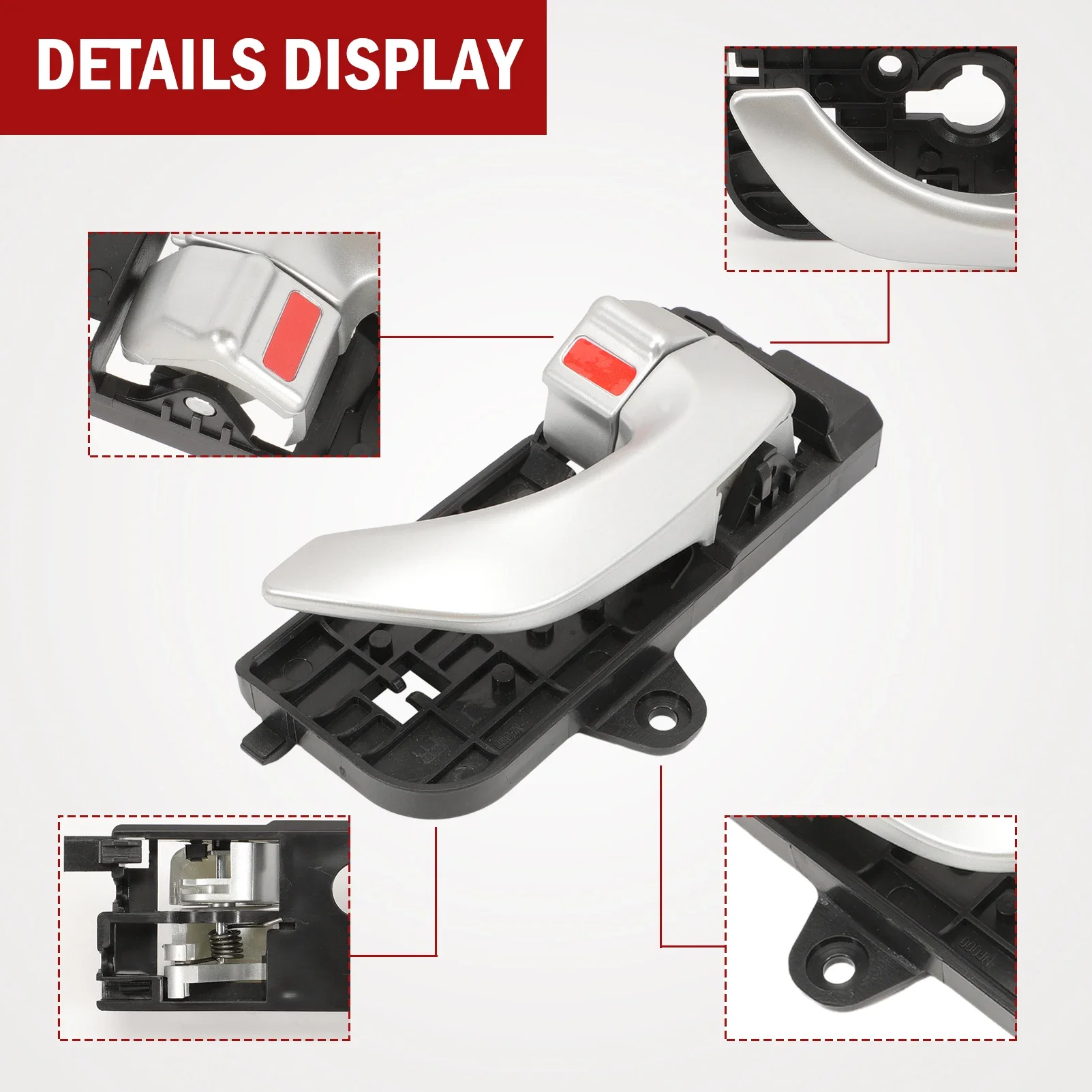 

4 шт. 96526 внутренние дверные ручки 826103K020XZ для Hyundai Sonata 2005 2006 2007 2008 83620-3K020