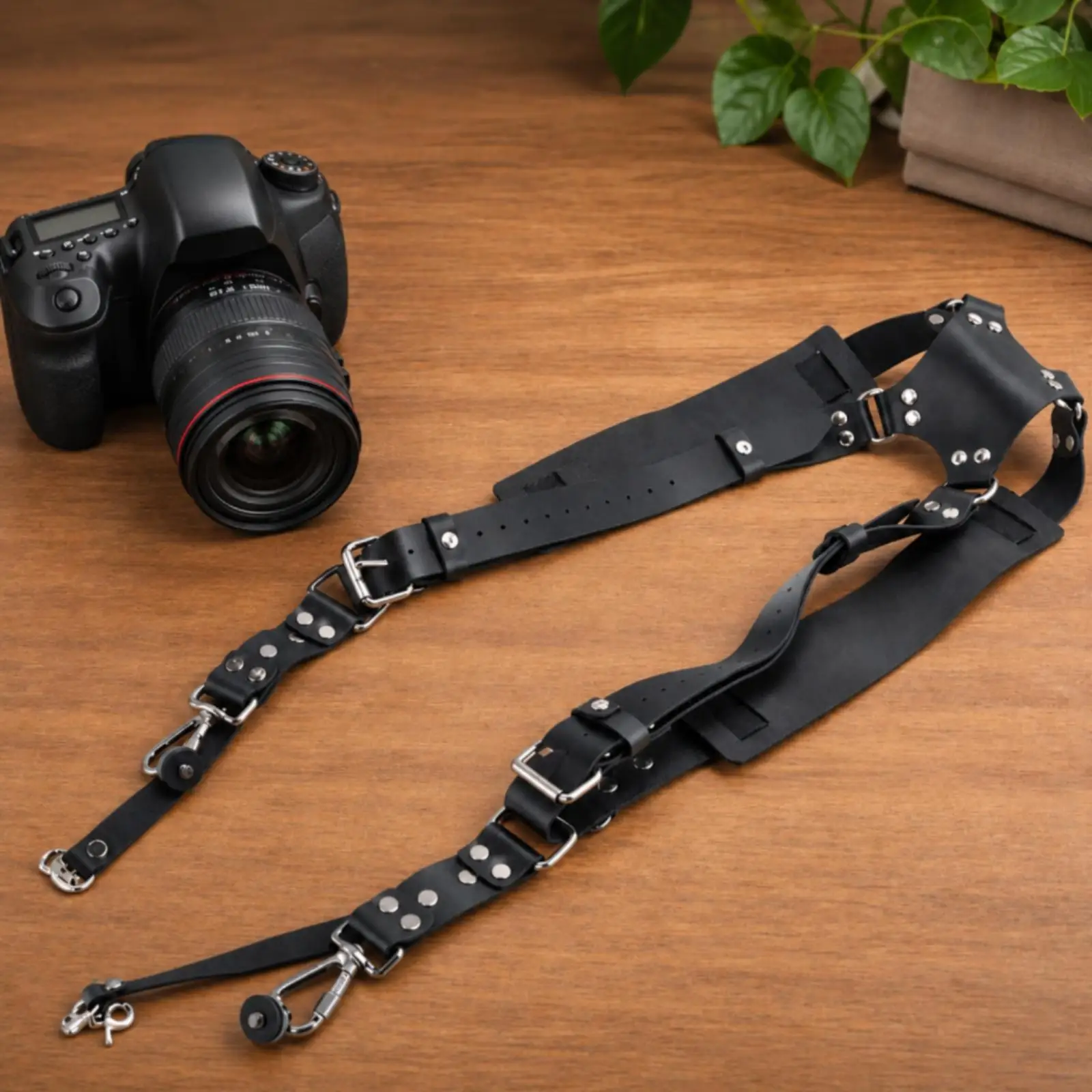 Leather Camera Strapgrip Camera with Brass Hardware Weight Distributing for Photographers, Photo Walks, Travel, Everyday