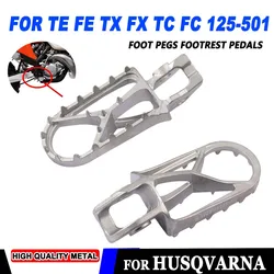 Motorcycle Footrest Footpegs Foot Pegs Pedal For Husqvarna TE FE TX FX TC FC 125 250 300 350 400 450 501 2017 - 2021 2022 2023