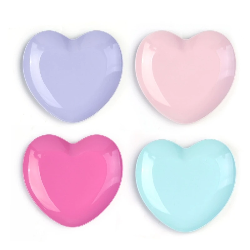 Jewelry Making Stainless Steel Heart Storage Plate for Salon Use