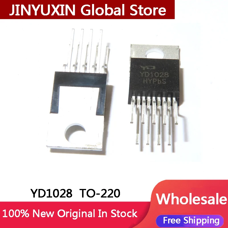 5-100Pcs YD1028 1028 dual channel audio amplifier inline TO-220 New Original IC Chip In Stock Wholesale