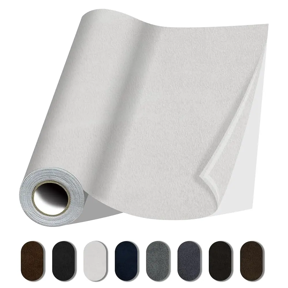 

Fabric Repair Patches, 17X79 Inch Self-Adhesive Suede Patches Tape Durable, DIY Large Fabric Repair for Sofa, Couches, Furnit