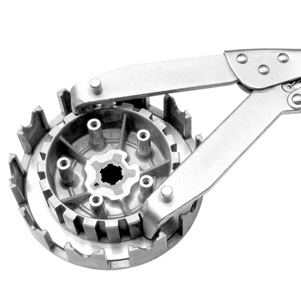 Rotor Holder Clutch Caliper Tool Heat-treated Steel Reinforced Grip Anti-slip Base For Clutch Maintenance For Motorcycles