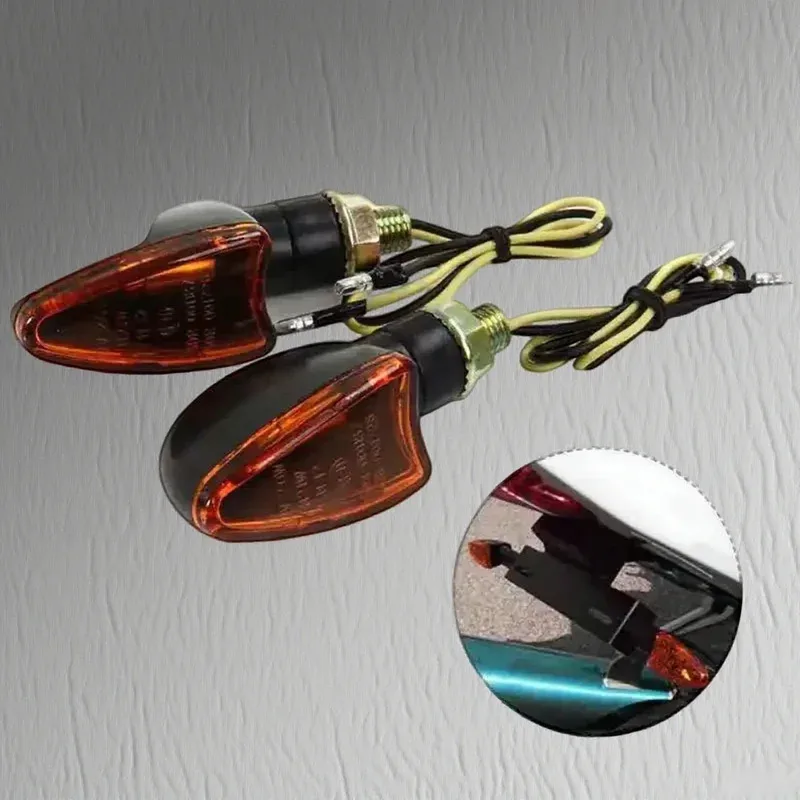 2 قطعة دراجة نارية بدوره إشارات أضواء مصباح مؤشر الوامض متوافق مع هوندا CBR 250R 300R CB300F CBF125 150 Stunner #5