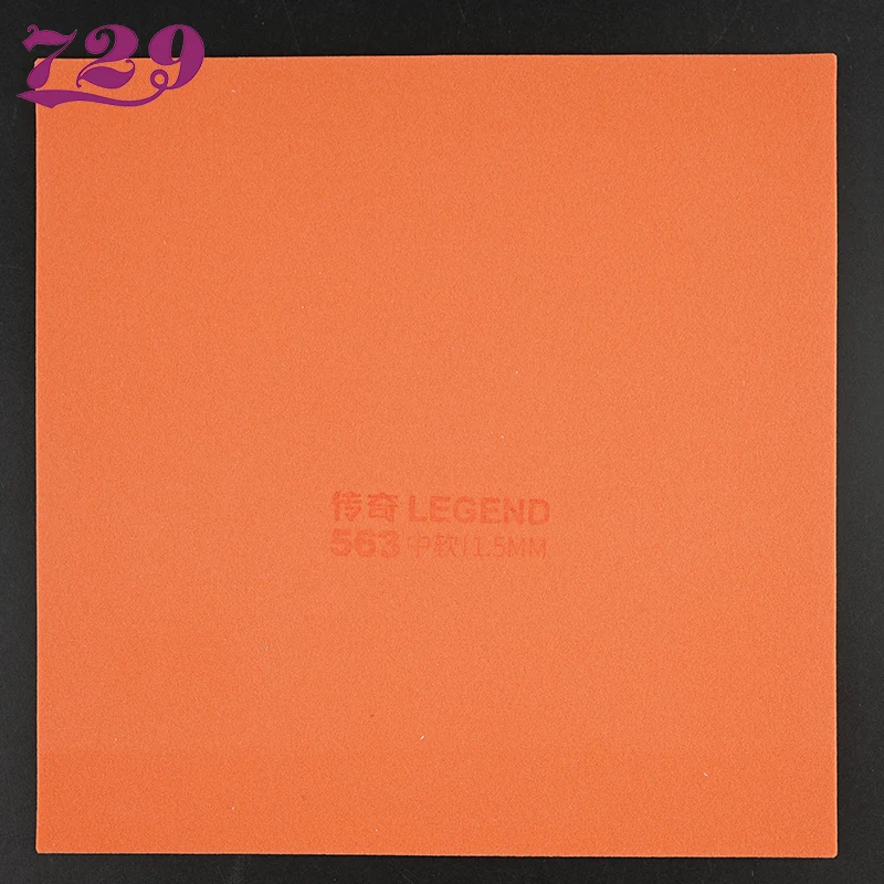 الصداقة 729 مضرب تنس الطاولة المطاط ورقة قصيرة Pips تنس الطاولة المطاط متوسطة لينة مع 1.5/1.8 مللي متر الإسفنج ITTF المعتمدة