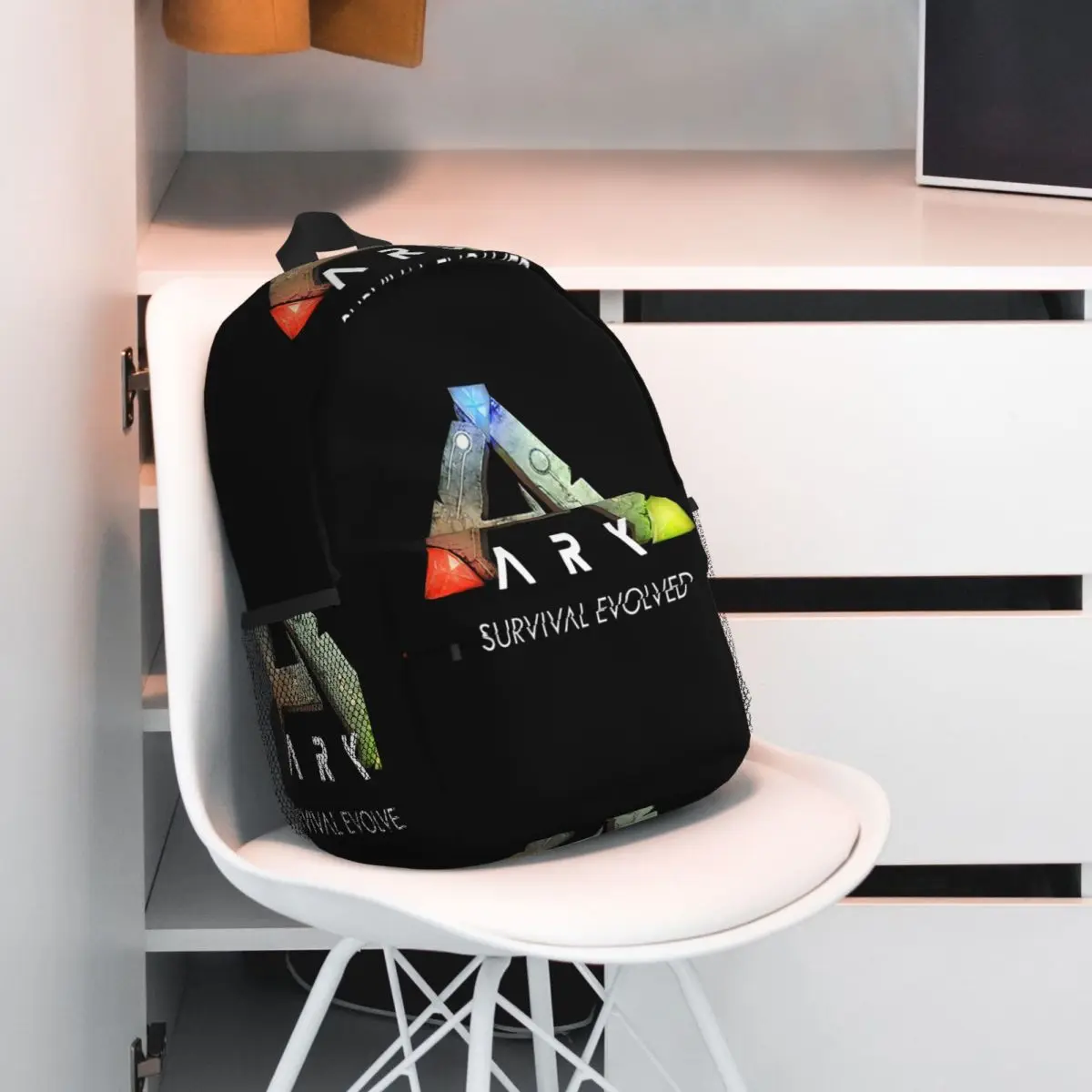 Ark Survival Evolved Black Backpack Hot Sale Daypack Large Capacity Boys Girls BookBag Shoulder Bags for Men Women School Bag