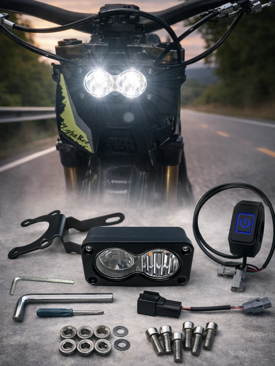 Dream Car Trontech Baja Light LED Headlight Lens Upgrade Kit For Talaria Segway Light Bee X Electric Dirt Bikes