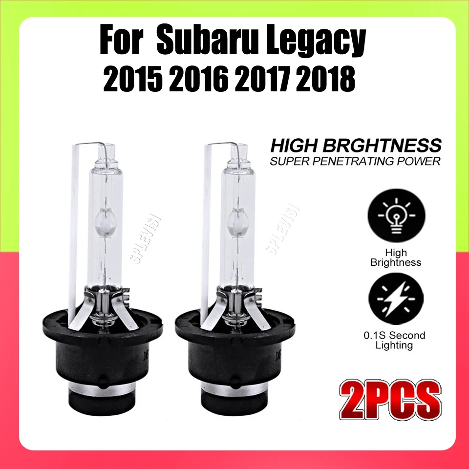 

35W D4S Headlight Bulbs providing greater brightness and reducing driving fatigue.For Subaru Legacy 2015 2016 2017 2018