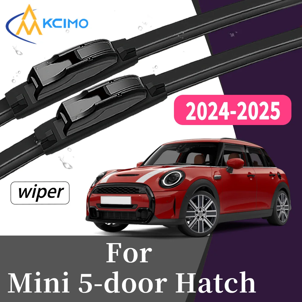 

All-Weather Wear-Resistant Front Windscreen Wiper Blades For Mini 5-door Hatch Mk IV F65 2024-2025 Windshield kit 2Pcs