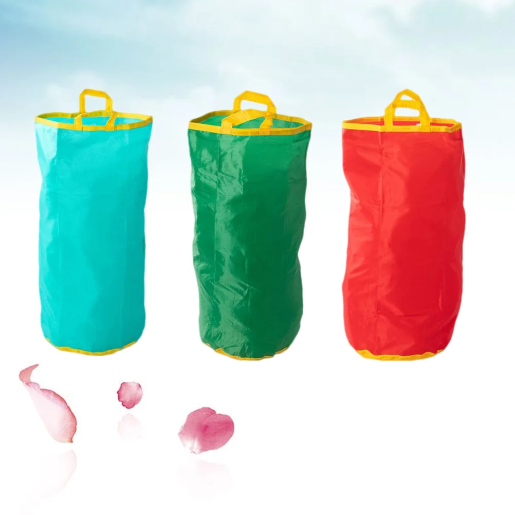 1 Pack 4pcs Race Bag Heavy Duty Sack Party Supplies Outdoor Game for Kids Outdoor Games (Random Color)