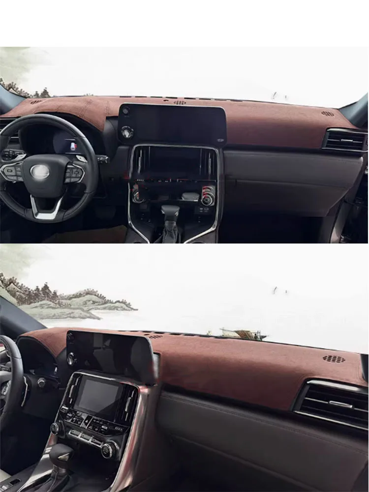 For Lexus LX 600 F SPORT Car-Styling Dashmat Dashboard Cover Instrument Panel Insulation Protective Pad Ornaments