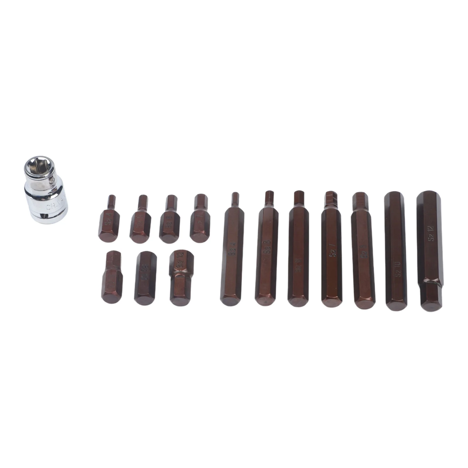 11 15PCS Hex Socket Set For Torx Star 12 Points 1 2 Inch Drive Alloy Steel Auto Repair Wrench Tools Kit