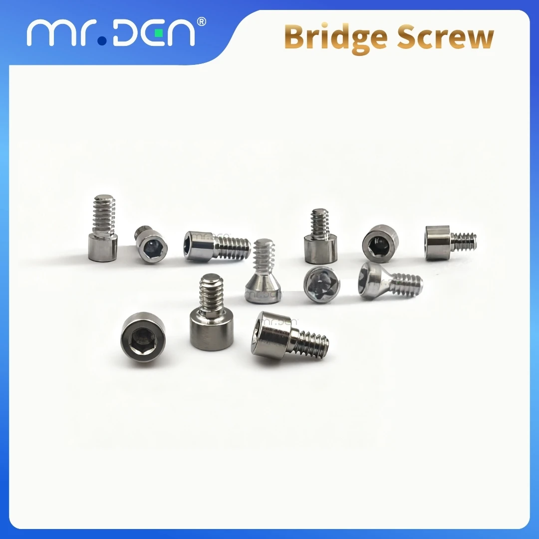 20Pcs Universal Dental Bridge Screw Compatible with Straumann ITI Nobel Biocare OSSTEM Dentium Implant System Lab Accessories