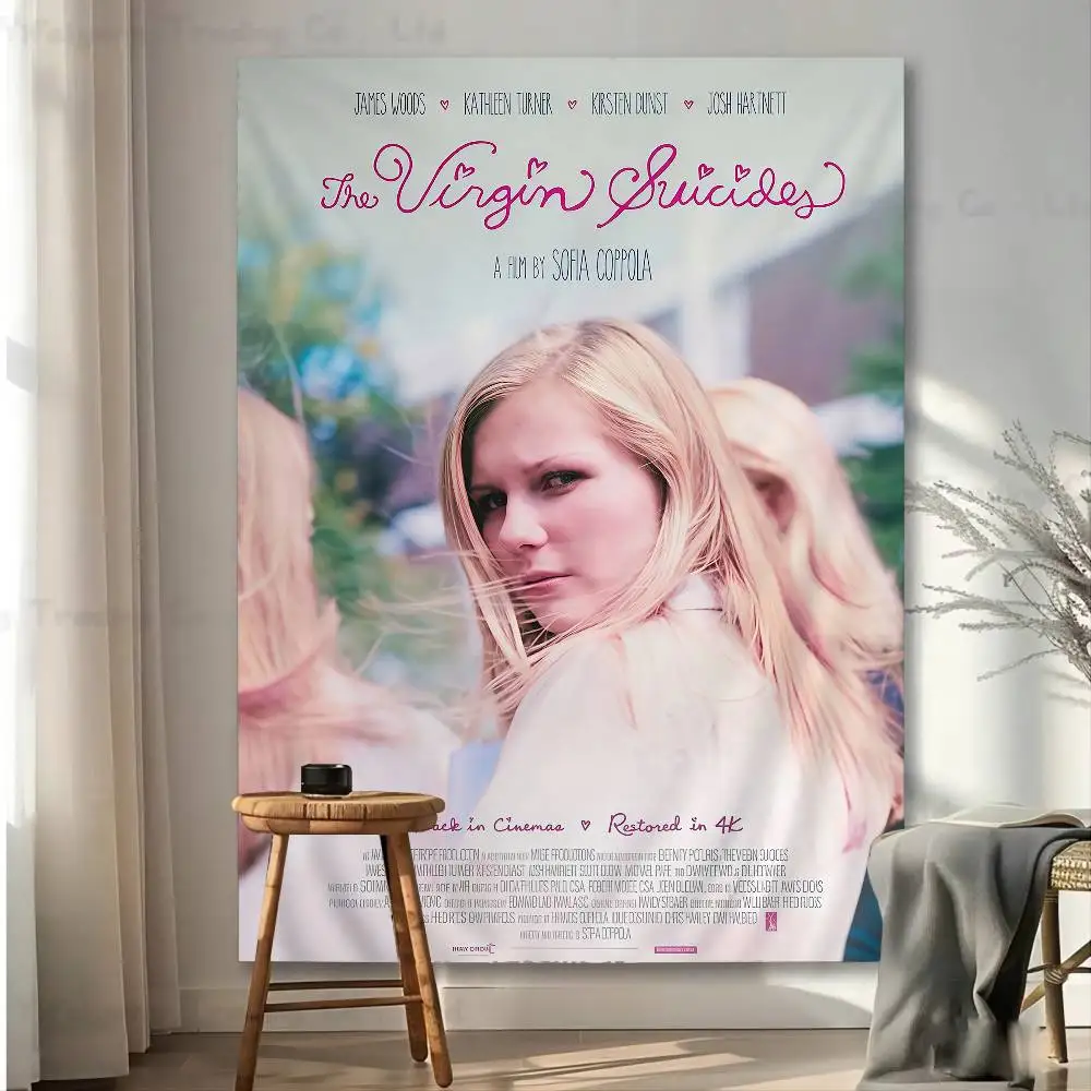 

The Virgin Suicides Classic Movie Cartoon Tapestry Art Science Fiction Room Home Decor Wall Hanging Sheets