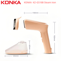 KONKA KZ-G518B Steam Iron 1500W 7-Hole Steam Output Dry/Wet Ironing Auto Shut-Off Portable & Compact for Travel