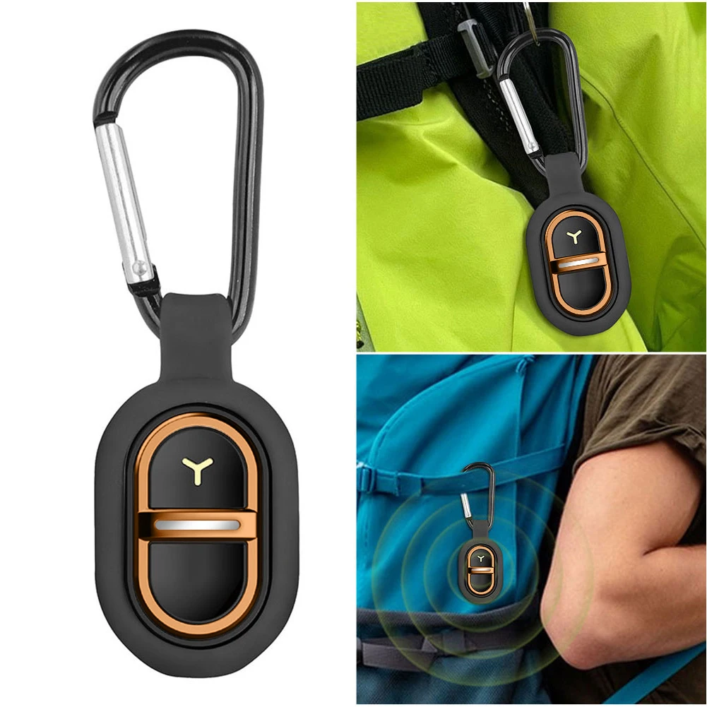 Ultrasonic Mini Mosquito Rechargeable Portable Mosquito Repeller with Carabiner for Outdoor Camping