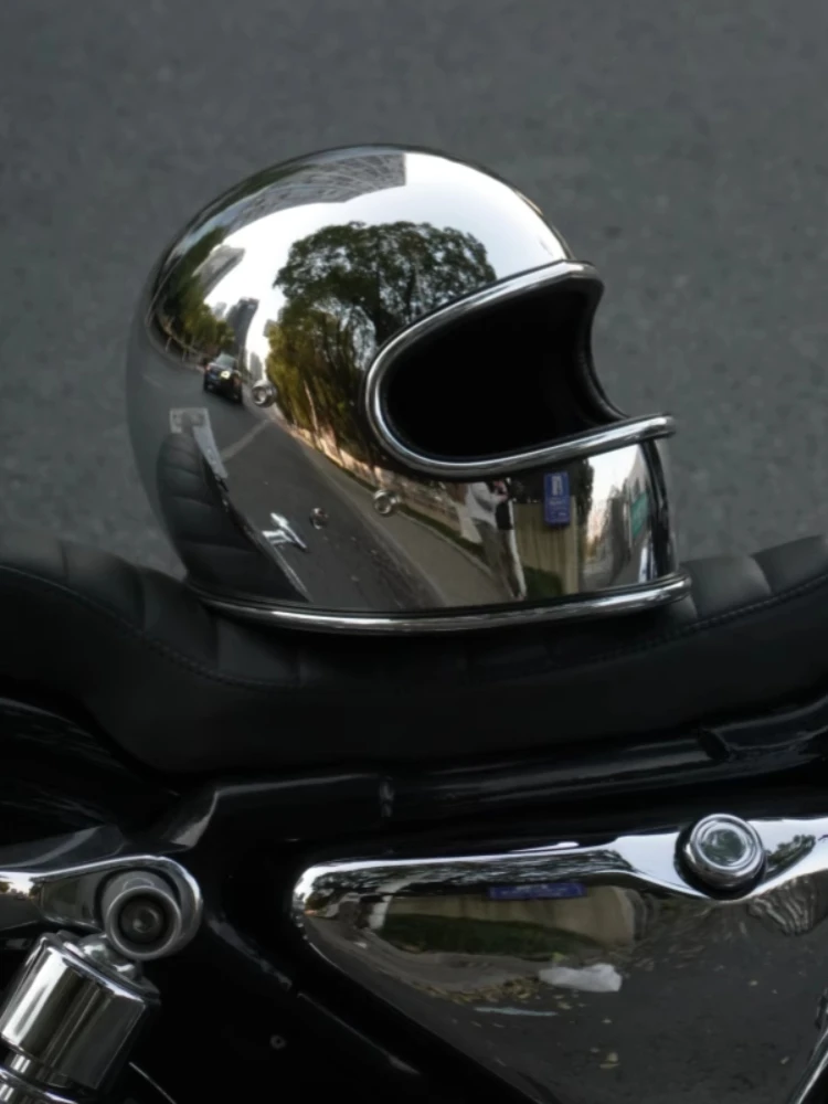 AliExpress NONE Vintage Motorcycle Helmet Japan Tech Fiberglass Full Face Helmets Casco Moto Capacete DOT Safety Bike Gear Classic Design