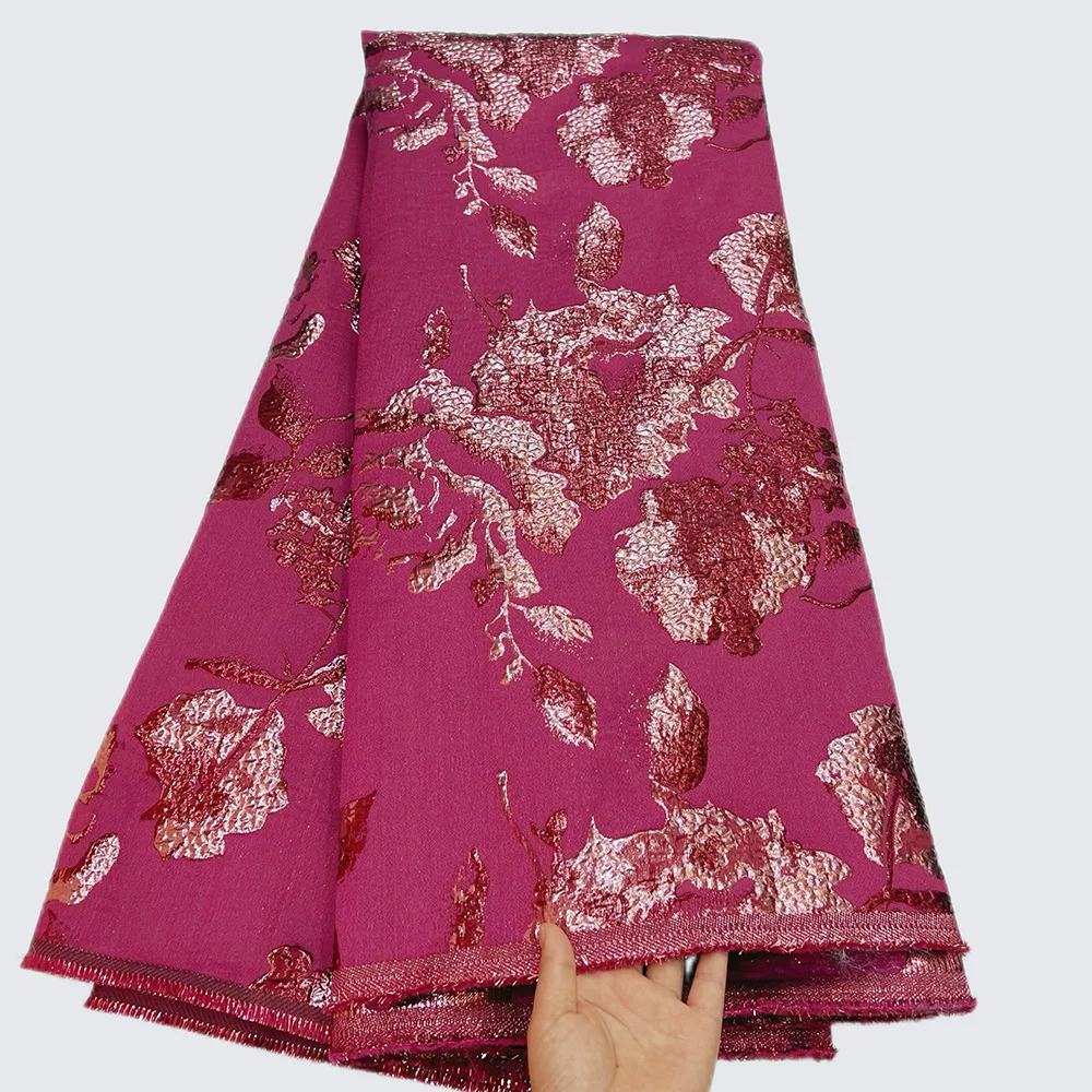 

Высококачественная жаккардовая кружевная ткань, 5 ярдов, французская парчовая ткань