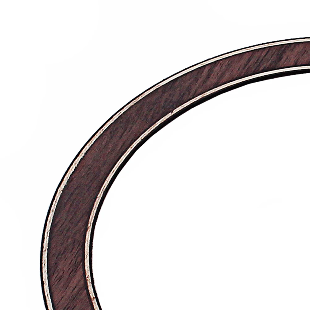 

Curved Strips Guitar Sound Hole Rosette Wood Inlay Acoustic Folk Decoration Easy Apply Remove Soundhole Cover Decals