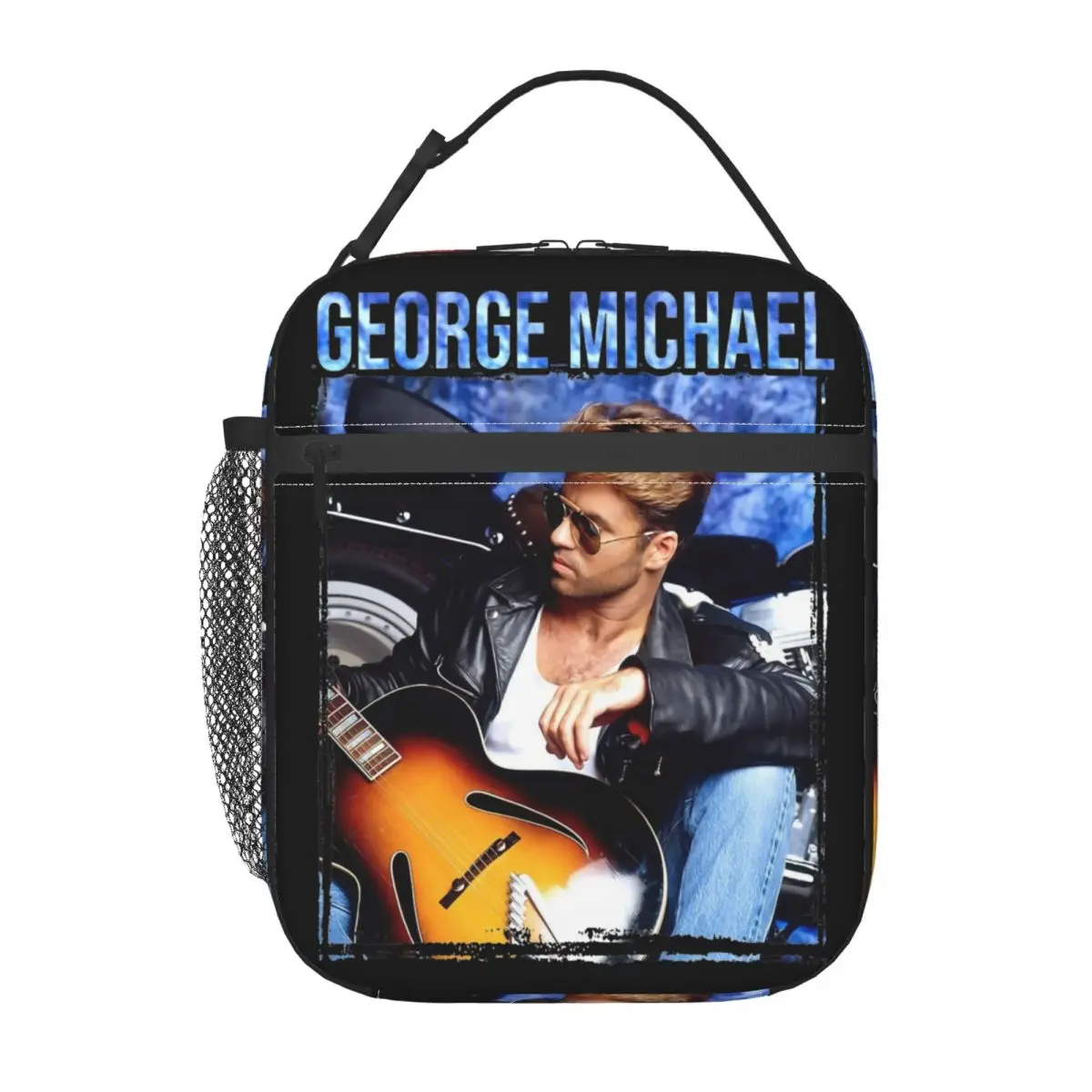 George Live-George Michael isolado lancheira, recipiente de alimento, reutilizável, refrigerador térmico, lancheira para piquenique