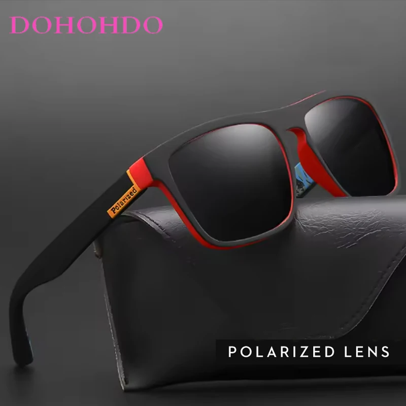 

New Outdoor Cycling Brand Designer Square Polarized Sunglasses Women Sports Driving Anti-Glare Men Goggles UV400 Gafas De Hombre