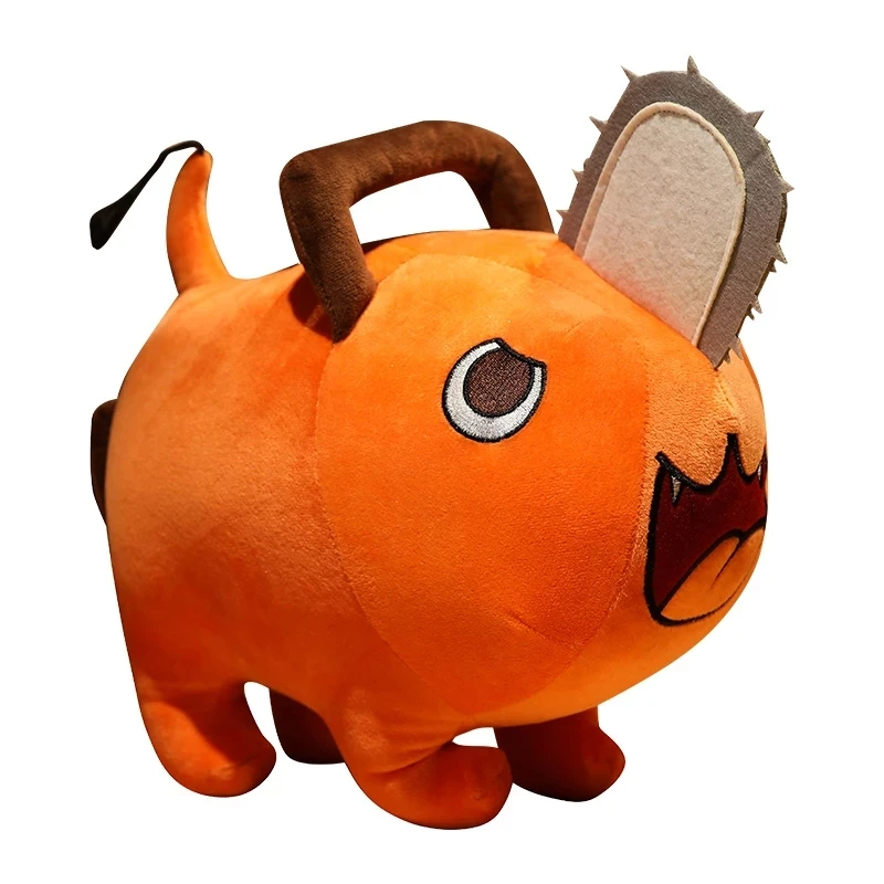 

1pc 25cm Anime Chainsaw Man Dolls Plush Toy Cartoon Pochita Orange Dog Pillow Stuffed Soft Toy for Kids Birthday Gift