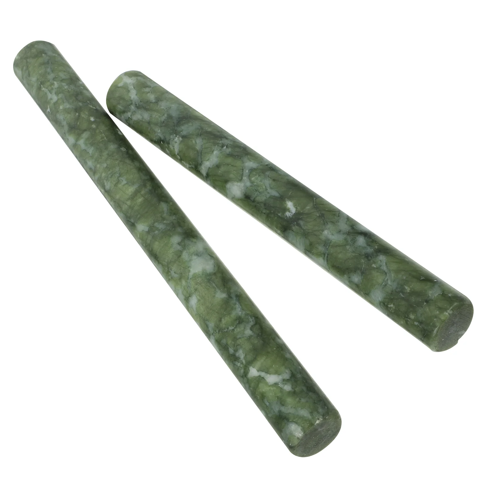 

Marble Jade Rolling Pins 2Pcs Non-Stick Fondant Dough Pastry Roller No Handle Cake Rolling Pin