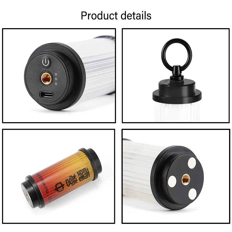 2000mAh 38 LED أضواء التخييم USB قابلة للشحن جو الفوانيس في الهواء الطلق خيمة مصباح مشاعل قوية مخيم ضوء الليل