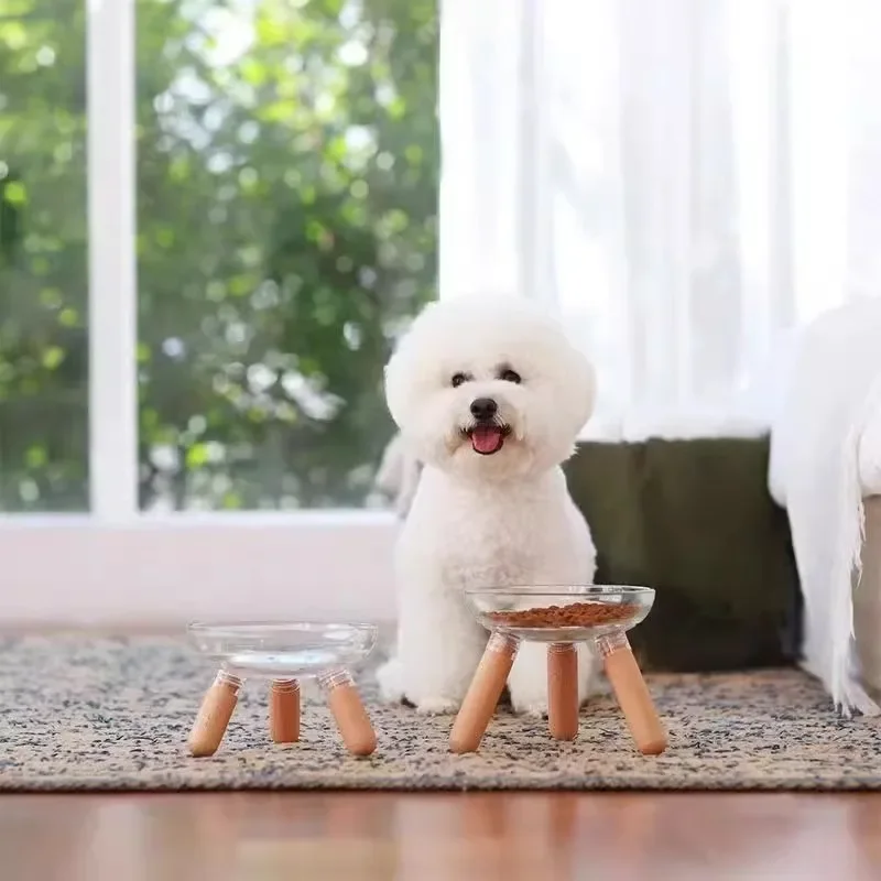 

Hot 1Pc Cat Bowl and Dog Bowl Is Not Easy to Knock over and Increase the Frame to Protect Cervical Spine and Drink Water