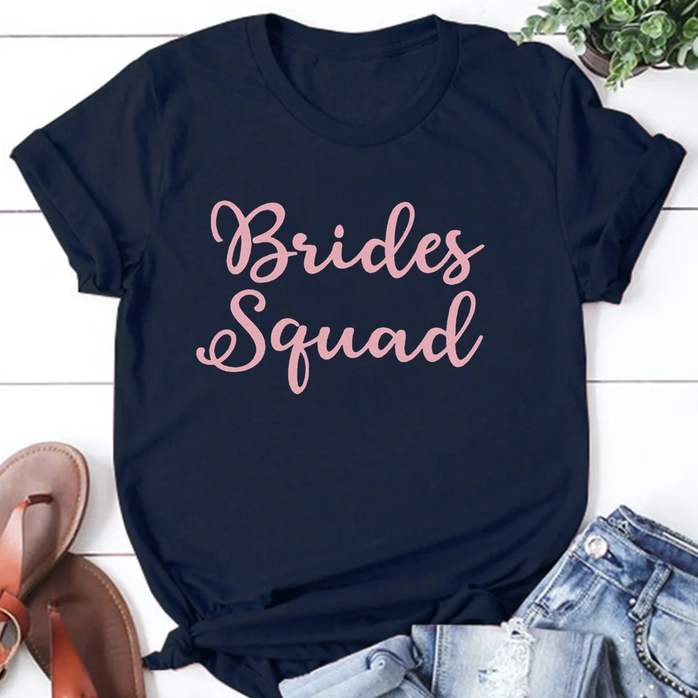 Magliette da festa Bride To Be damigella d'onore spose Squad Do addio al nubilato TX6078