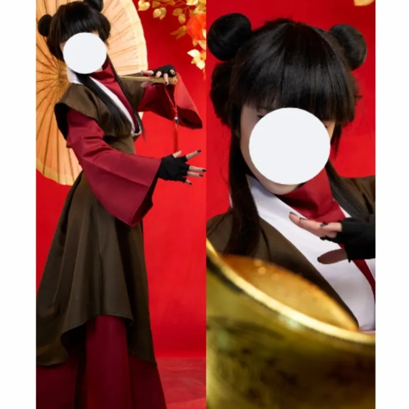 Avatar: The Last Airbender Sokka Mai Cosplay Costume Full Set Anime Outfit with Wig for The Legend of Korra Role‑Play - view 3