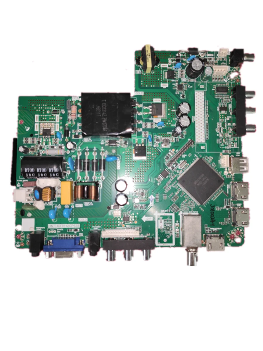 

HK.T.S2T512CP635 Three-in-one TV motherboard Physical photos, tested well for 69--82V 550MA